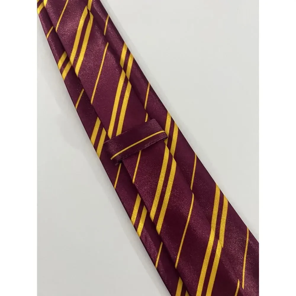 Harry Potter Gryffindor Tie Burgundy and Gold Striped Necktie 52